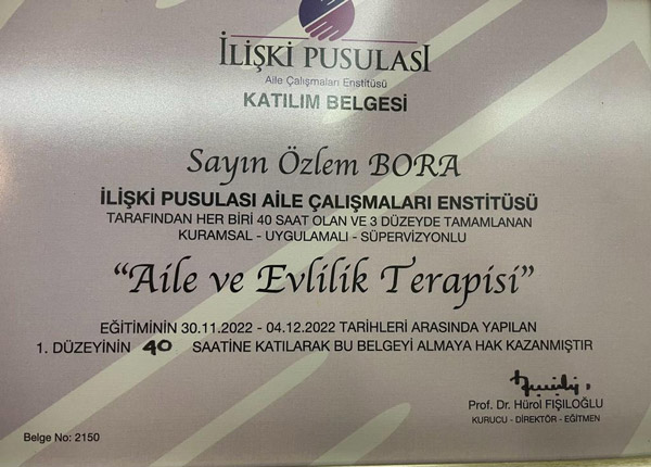Evlilik ve Çift Terapisi